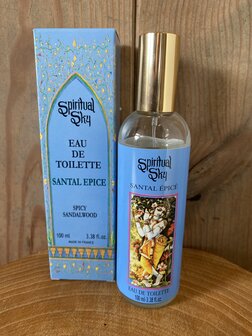 spicy sandelwood eau de toilette spiritual sky