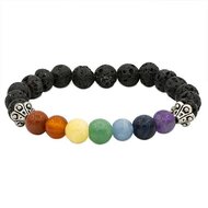 chakra armband lavasteen