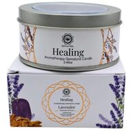 Edelsteen geurkaars healing lavendel amethist